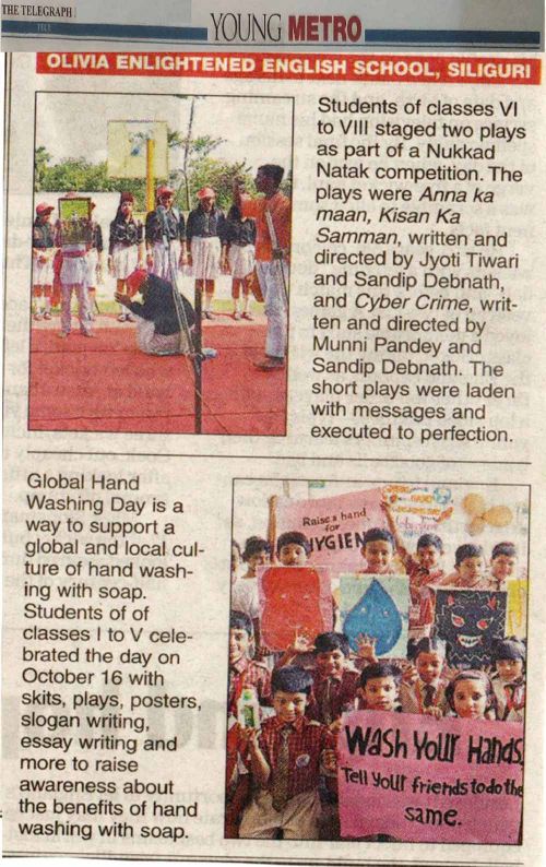 NUKKAD NATAK & GLOBAL HAND WASHING DAY CELEBRATION # 2017-18