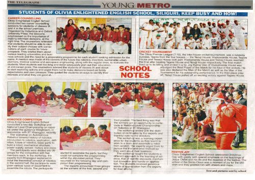 Students of Olivia Enlightened English School , keep busy and how! # 2017-18