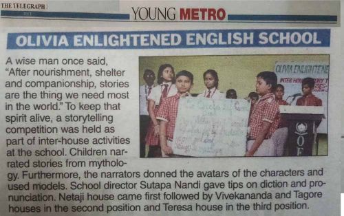 Inter House Story Telling Competition #2018-19